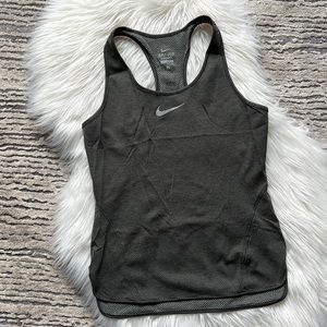 Nike Dri-fit rackerback tank. Size small in color gray/black